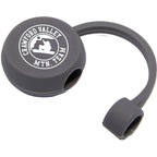 Straw Topper in Recycled Silicone - Gray - Front