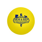 Stress Reliever Shaped Like a Ball - Yellow - Pad Print