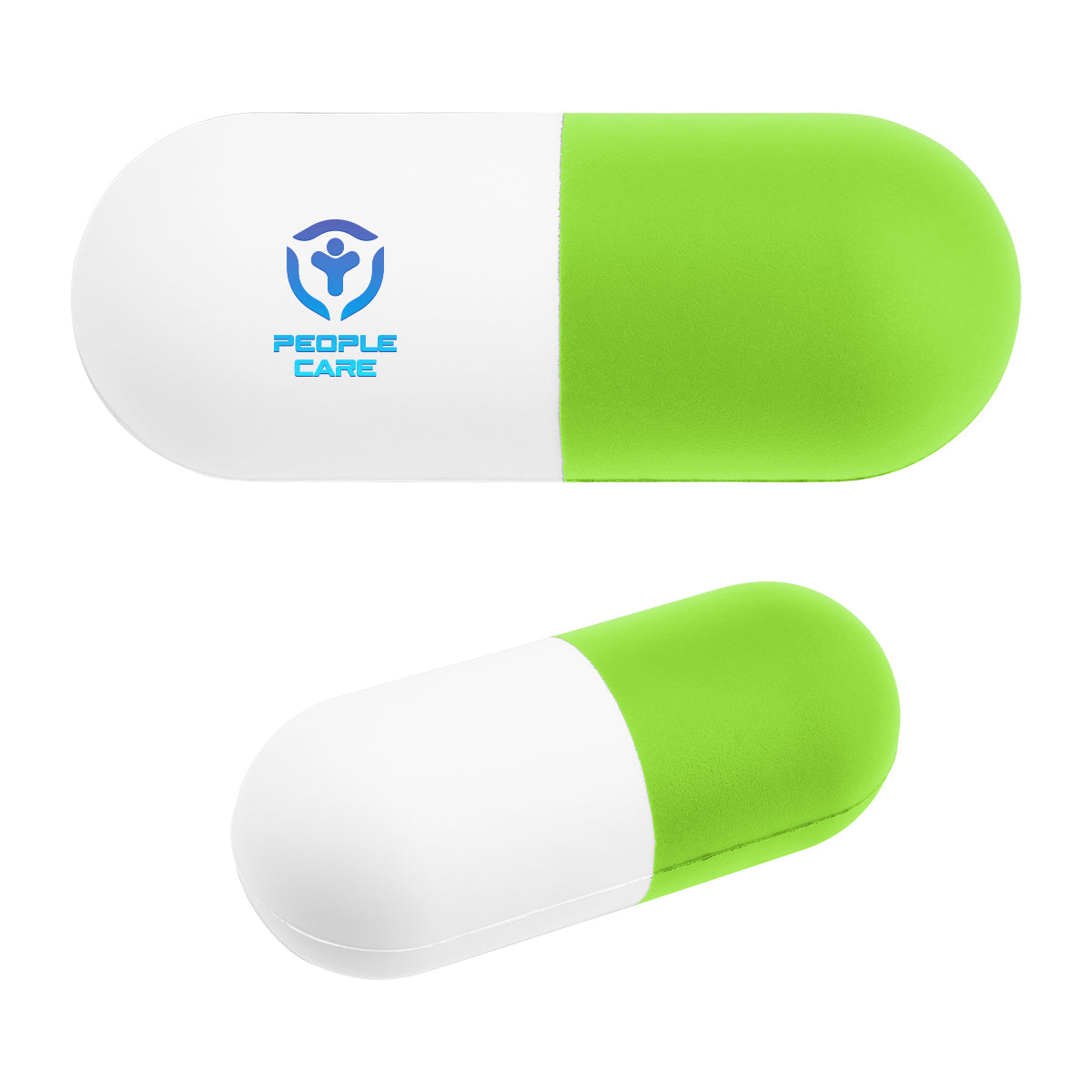 Stress Reliever Shaped Like a Capsule - Full Color