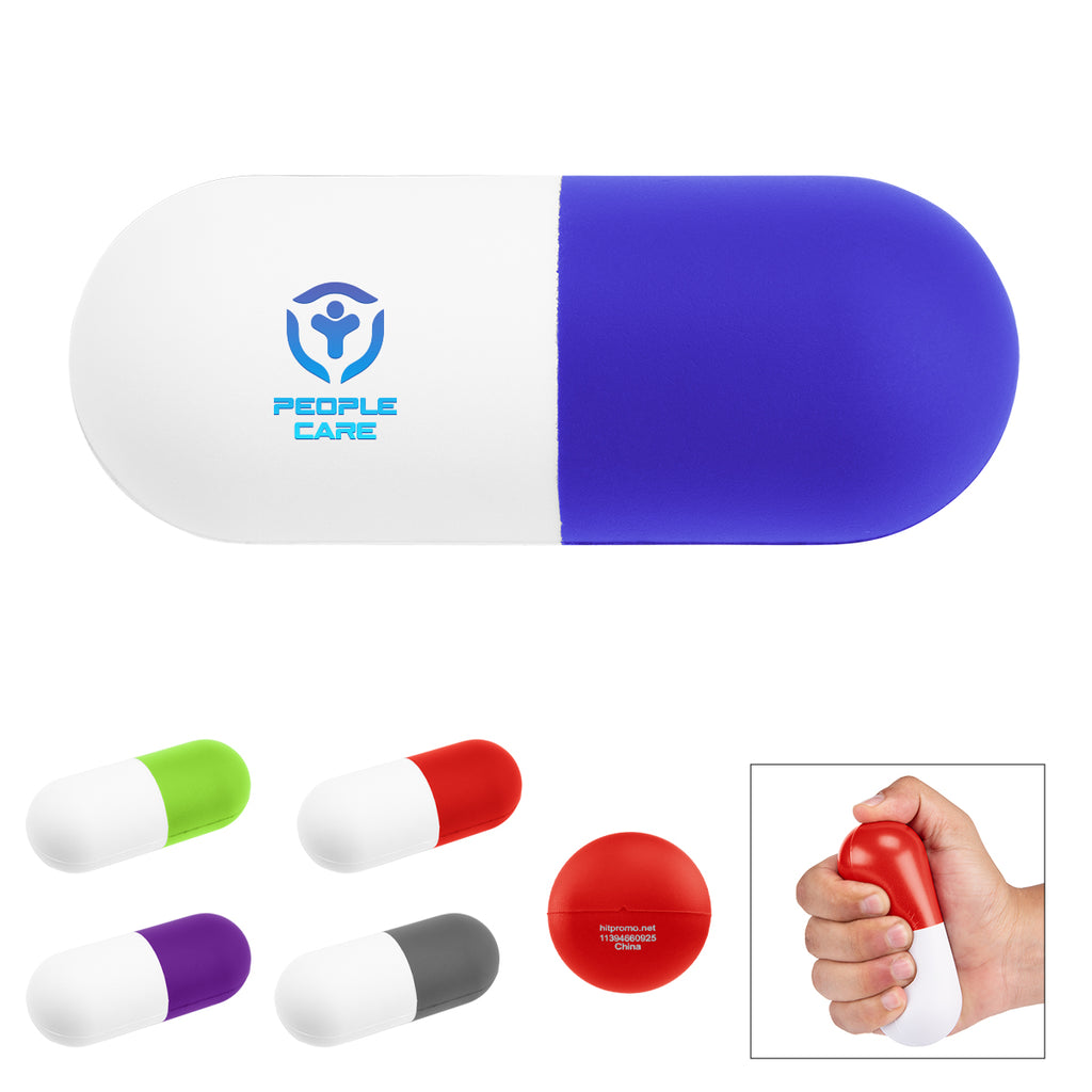 Stress Reliever Shaped Like a Capsule