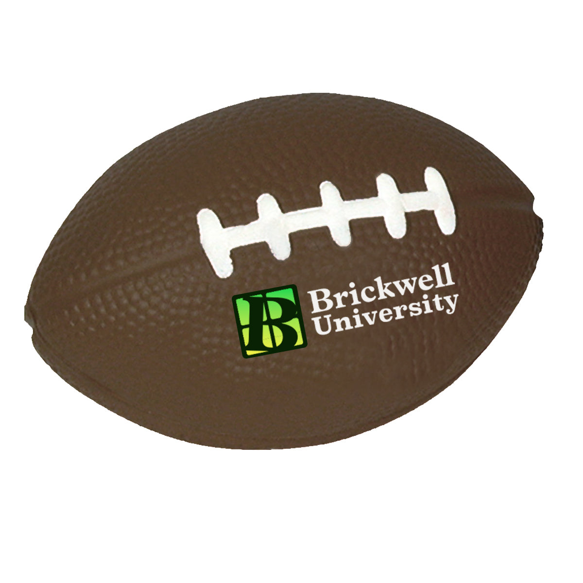Stress Reliever Shaped Like a Football - Brown - Full Color