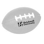 Stress Reliever Shaped Like a Football - Gray - Pad Print