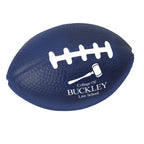 Stress Reliever Shaped Like a Football - Navy - Pad Print