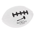 Stress Reliever Shaped Like a Football - White - Pad Print