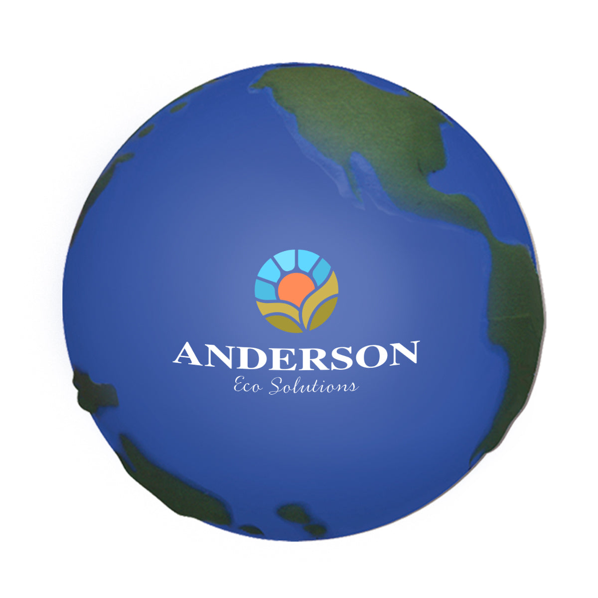 Stress Reliever Shaped Like a Globe - Full Color