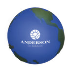 Stress Reliever Shaped Like a Globe - Pad Print