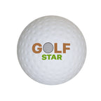 Stress Reliever Shaped Like a Golf Ball - White - Full Color