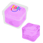 Stress Toy, Squishy Cube - Purple - Full Color