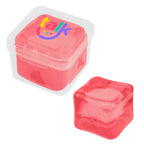 Stress Toy, Squishy Cube - Red - Full Color