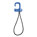 Stretch Cord Hook and Carabiner - Royal Blue - Pad Print