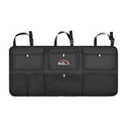 Structure Backseat Organizer in Recycled PET Embroidery - Black - View 1