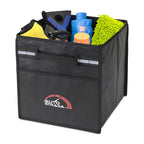 Structure Cargo Box in Recycled Non-Woven Embroidery - Black - View 4