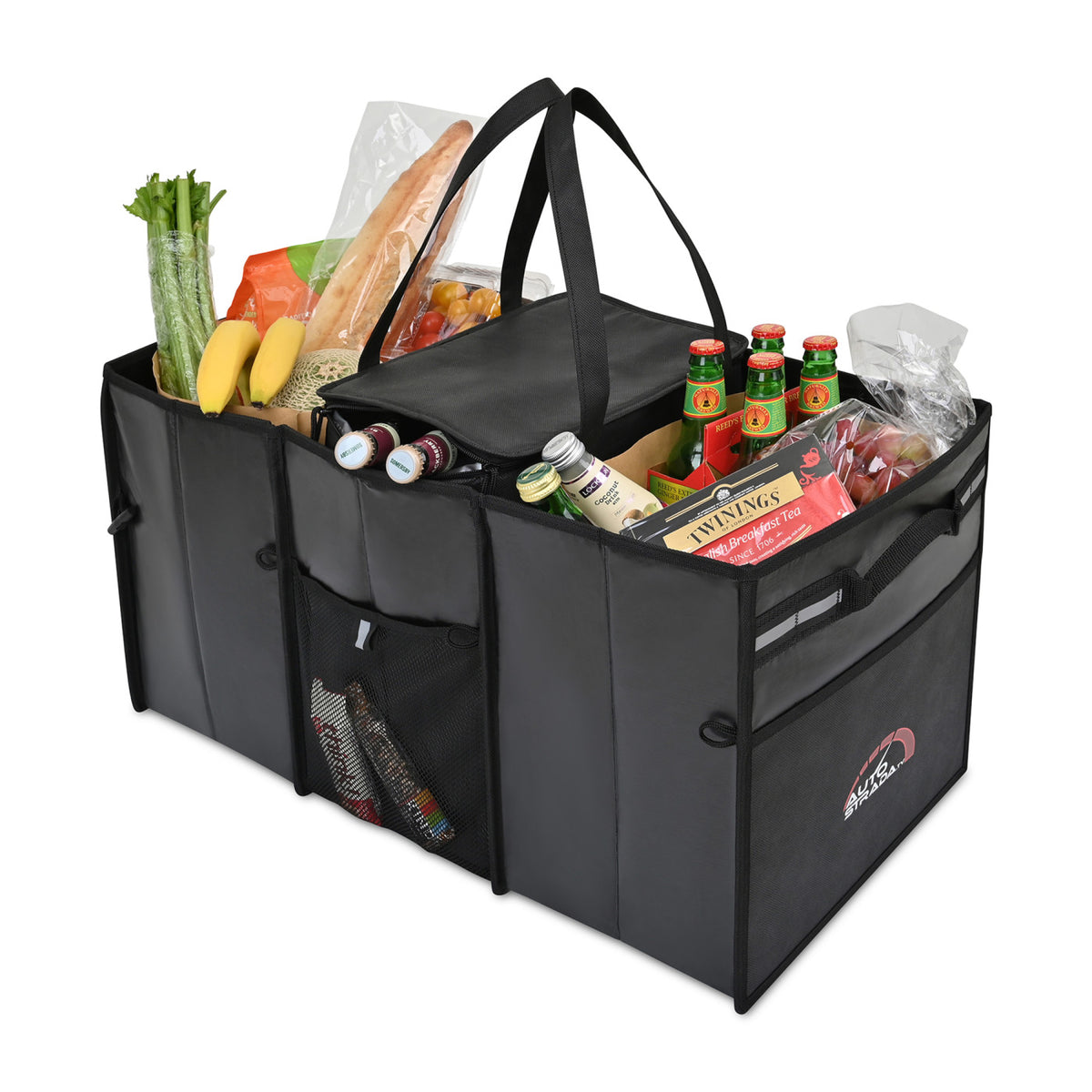 Structure Collapsible Cargo Organizer with Removable Cooler - Black - View 2