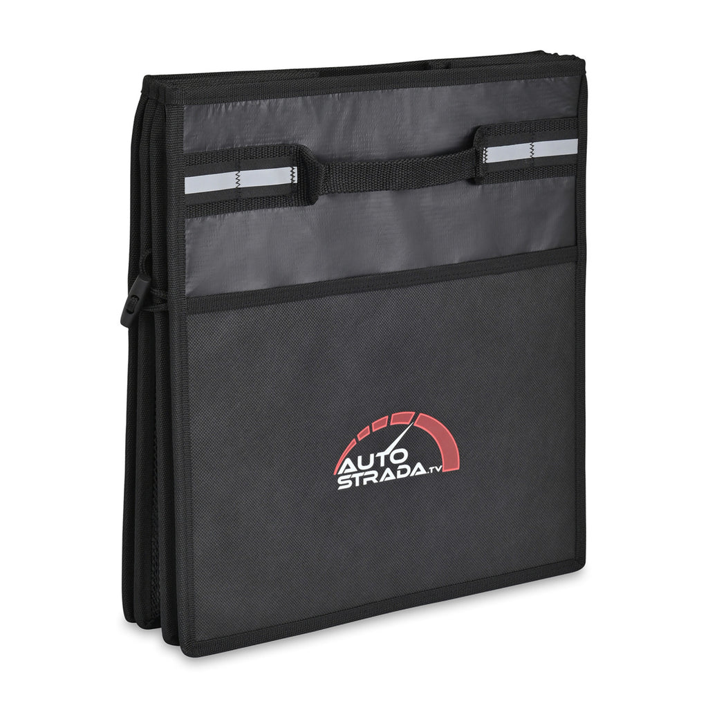 Structure Collapsible Cargo Organizer with Removable Cooler Embroidery - Black - View 5
