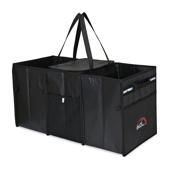 Structure Collapsible Cargo Organizer with Removable Cooler Transfer