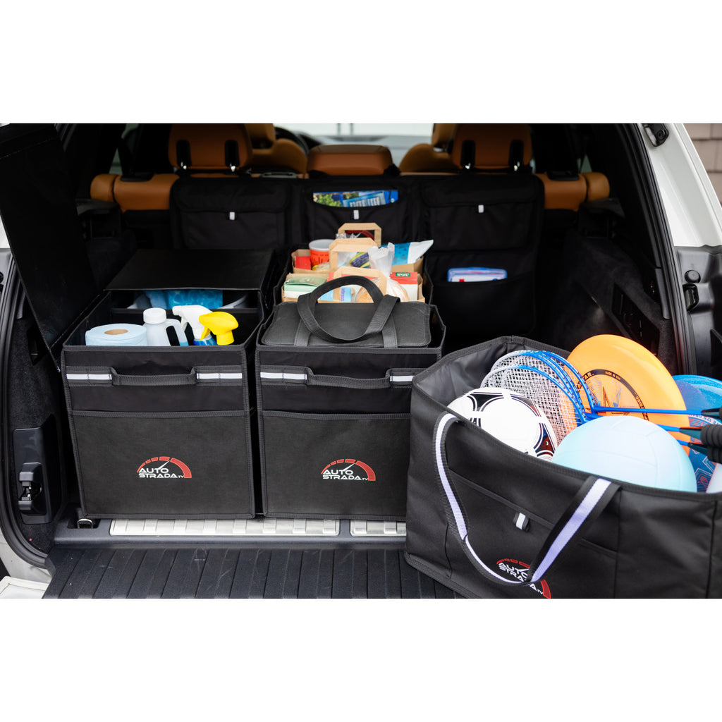 Structure Extra Large Utility Tote in Recycled PET Embroidery - Black - View 15