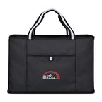 Structure Extra Large Utility Tote in Recycled PET Embroidery - Black - View 7