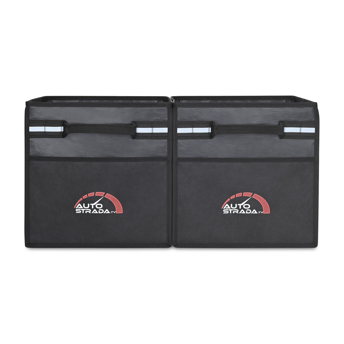 Structure Magnetic Cargo Boxes, Set of 2 Embroidery - Black - View 2