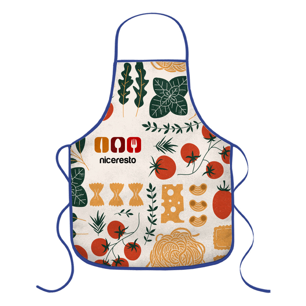 Sublime Apron in Recycled PET - Blue - Sublimation