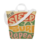 Sublime Satchel Tote Bag in Recycled PET - White - Sublimation
