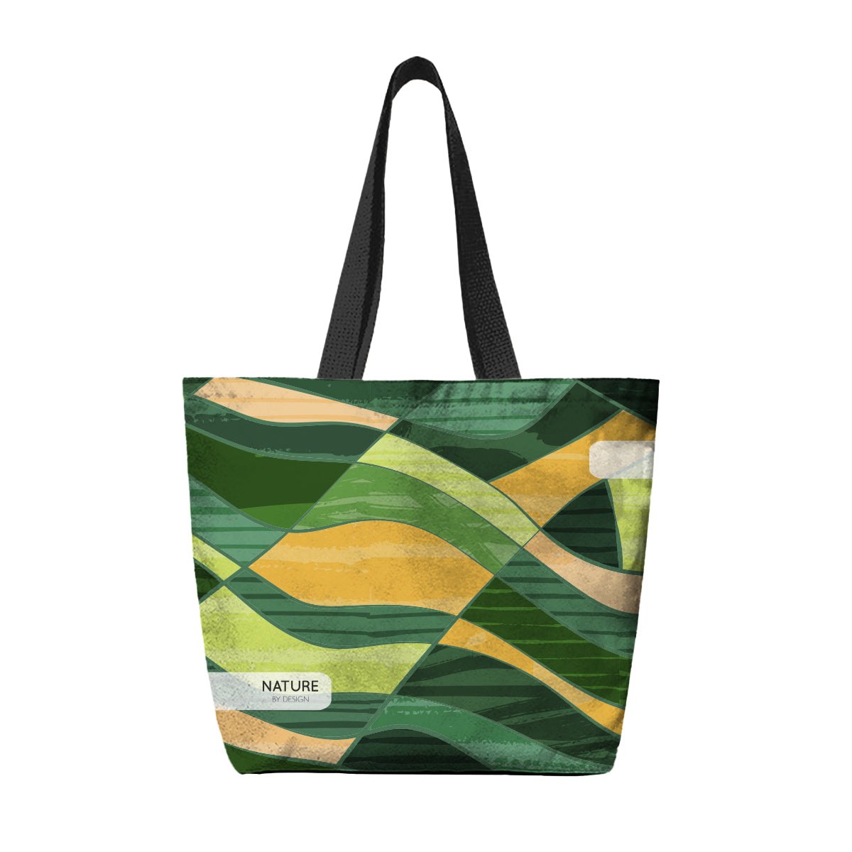 Sublime Tote Bag in Recycled PET - White with Black - Sublimation