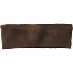 Succinct Rib Knit Headband and Neck Warmer Embroidery - Oak - Front Flat 2