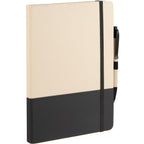 Sugarcane Paper Hardcover Notebook, 5.5 x 8.5 Inches - Black - Right Angle 2