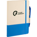 Sugarcane Paper Hardcover Notebook, 5.5 x 8.5 Inches - Blue - Right Angle
