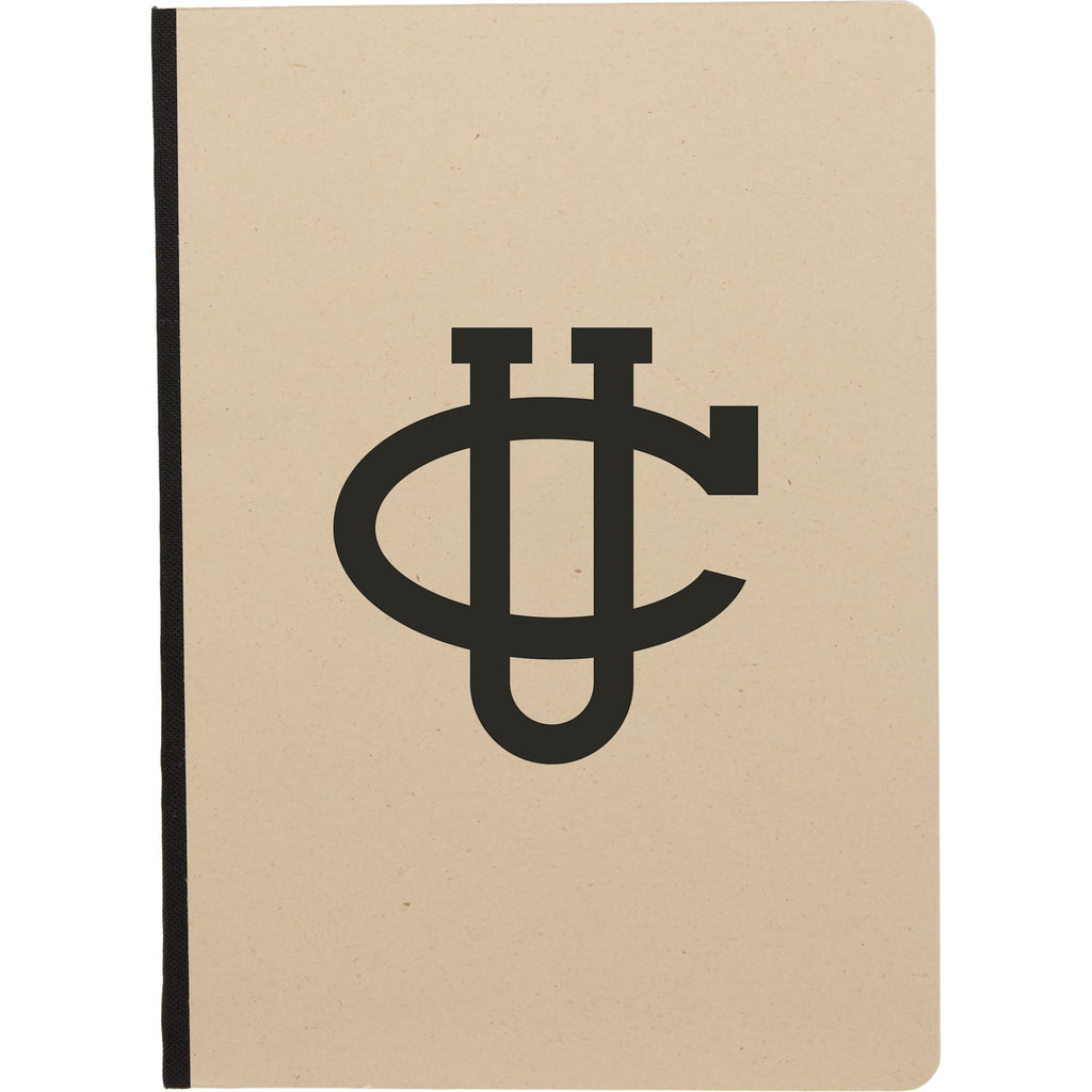 Sugarcane Paper Notebook, 5 x 7 Inches - Black - Front