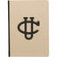 Sugarcane Paper Notebook, 5 x 7 Inches - Black - Front