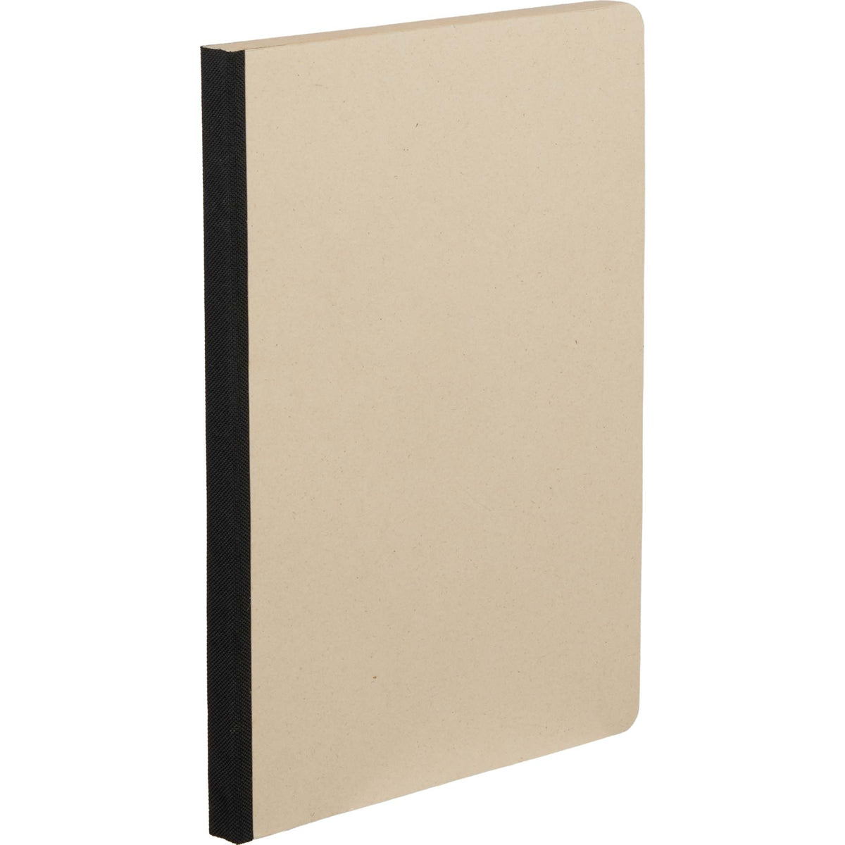 Sugarcane Paper Notebook, 5 x 7 Inches - Black - Right Angle