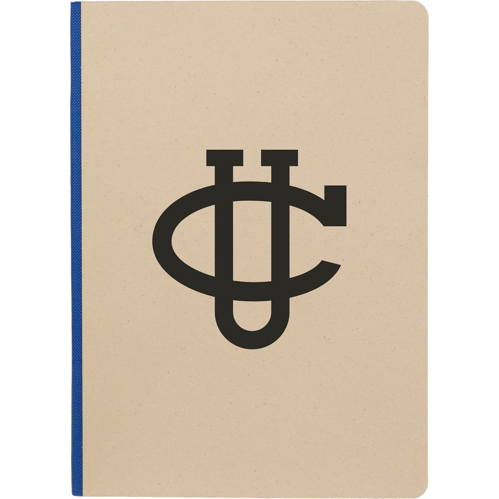 Sugarcane Paper Notebook, 5 x 7 Inches - Blue - Front