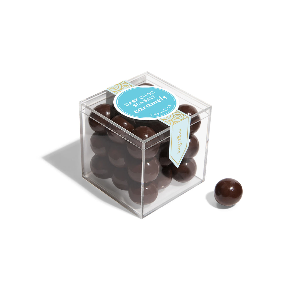 Sugarfina Sea Salt Caramels in a Canvas Gift Bag Transfer - Natural - View 2