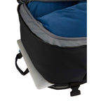 Suitcase-Style Travel Backpack in Recycled PET Embroidery - Black - Detail 8