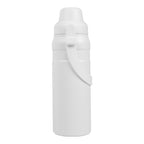 Summit Sip Recycled Stainless Steel Bottle with Carry Handle, 24 oz - White - Side