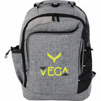 Summit TSA Laptop Backpack with Bungee Cord, 15 Inch Embroidery - Graphite - Front