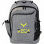 Summit TSA Laptop Backpack with Bungee Cord, 15 Inch Embroidery - Graphite - Front