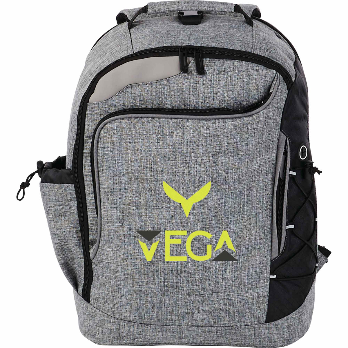 Summit TSA Laptop Backpack with Bungee Cord, 15 Inch Transfer - Graphite - Front