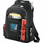 Summit TSA Laptop Sling Backpack, 15 Inch Transfer - Black - Front
