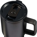 Summit Vacuum Insulated Mug with Reusable Straw, 18 oz - Black - Detail