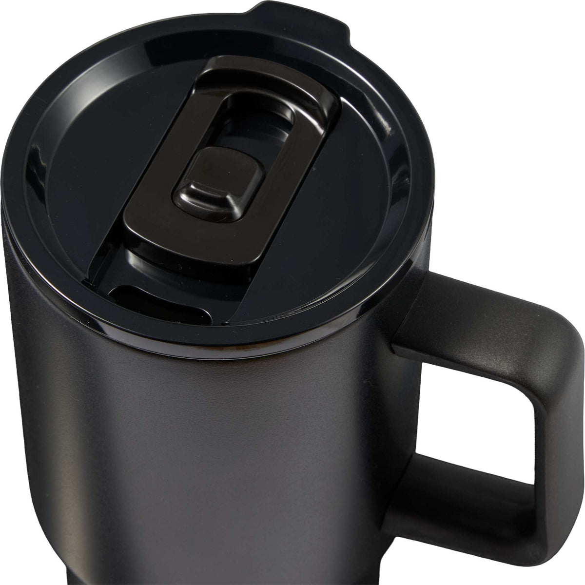 Summit Vacuum Insulated Mug with Reusable Straw, 18 oz - Black - Detail