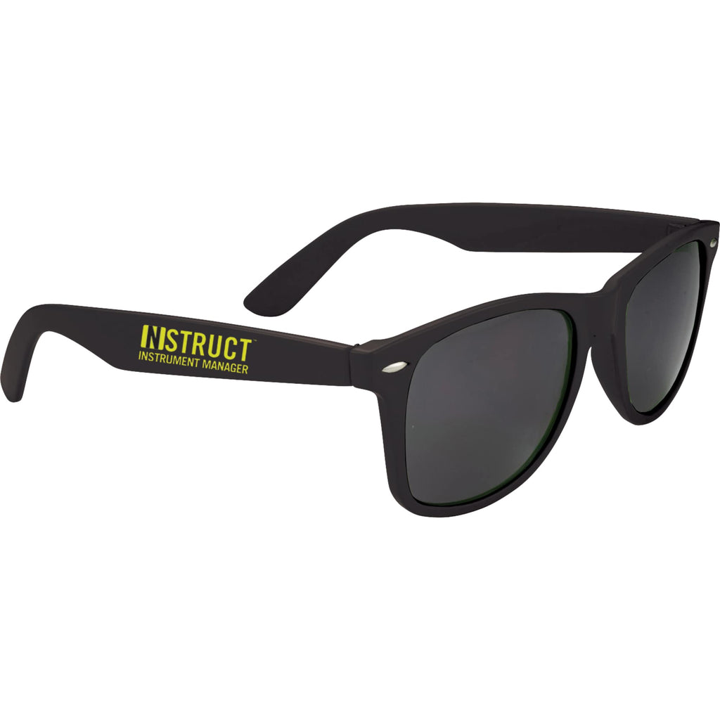 Sun Ray Classic Folding Sunglasses - Black - Front