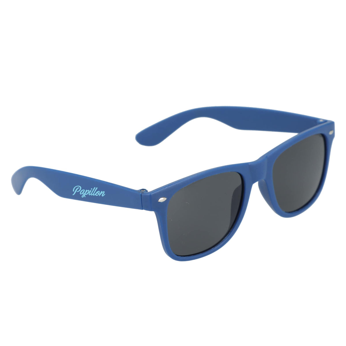 Sun Ray Folding Sunglasses in Recycled Plastic - Blue - Right Side 2
