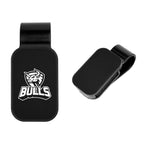 Sunglass Visor Clip in Recycled ABS - Black with Black - Pad Print