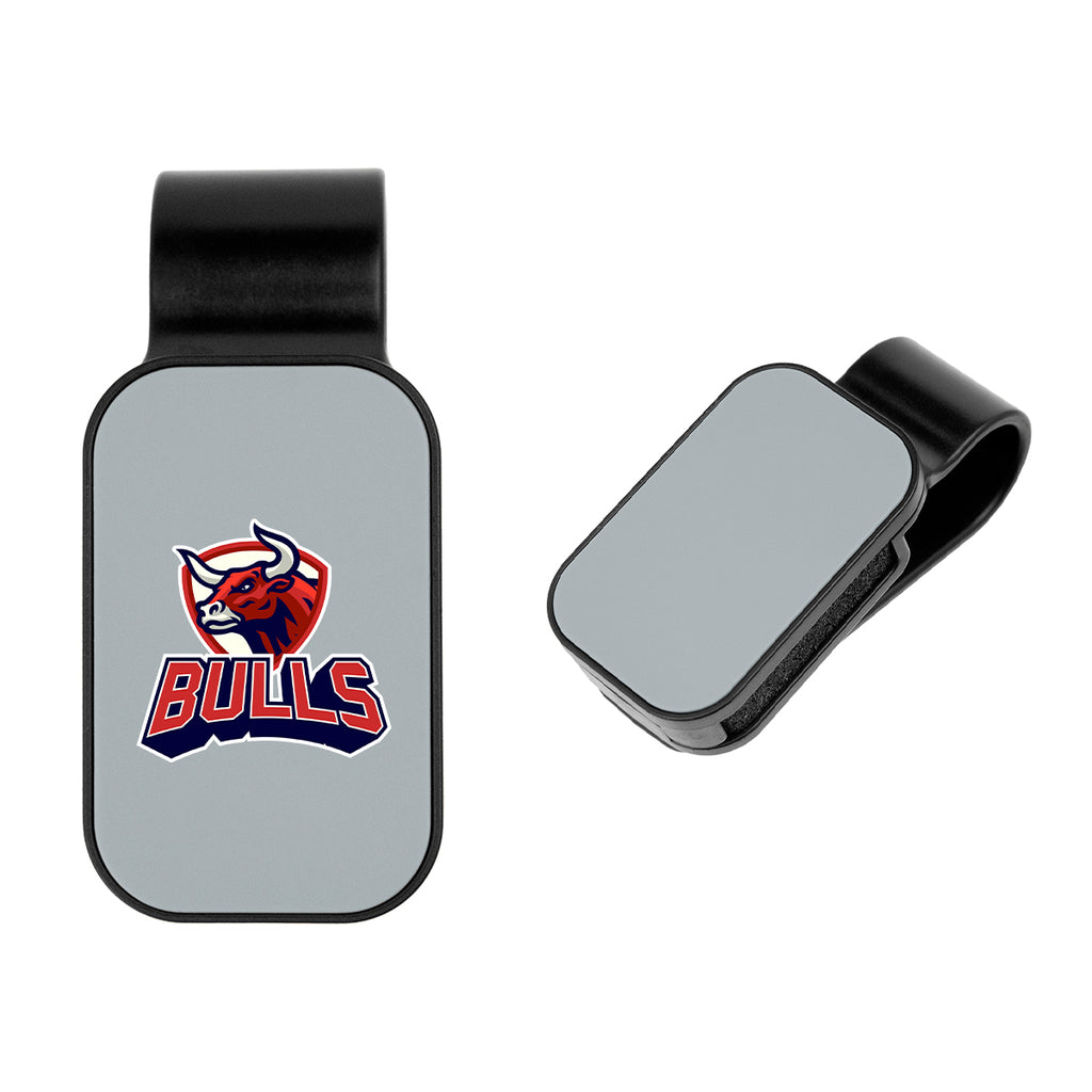 Sunglass Visor Clip in Recycled ABS - Gray - Full Color