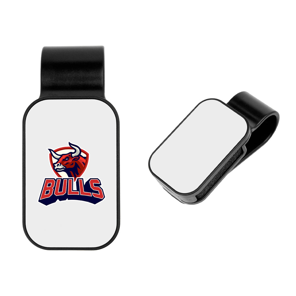 Sunglass Visor Clip in Recycled ABS - White - Full Color