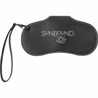 Sunglasses Case with Wrist Lanyard in Recycled PU - Black - Back