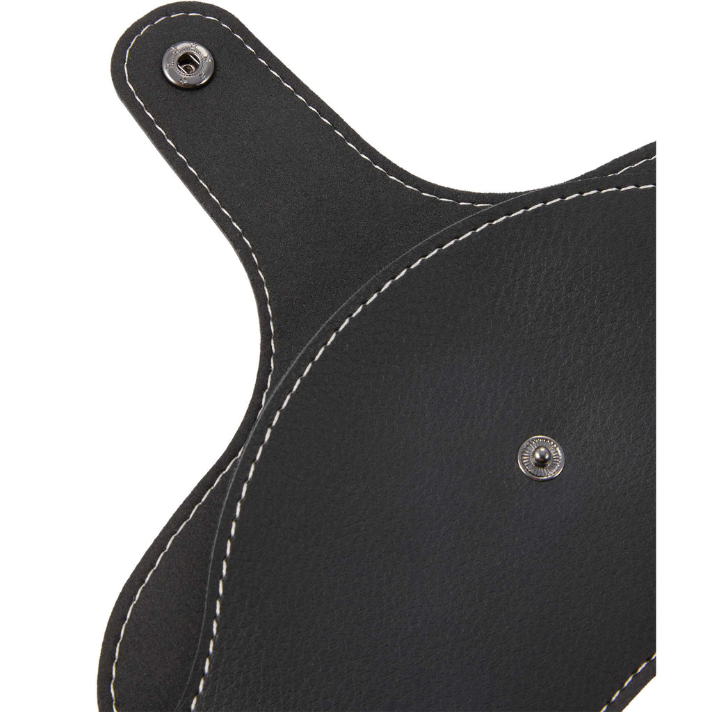 Sunglasses Case with Wrist Lanyard in Recycled PU - Black - Detail 2