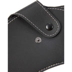Sunglasses Case with Wrist Lanyard in Recycled PU - Black - Detail 3