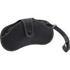 Sunglasses Case with Wrist Lanyard in Recycled PU - Black - Detail 7